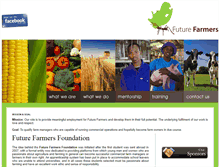 Tablet Screenshot of futurefarmersfoundation.com